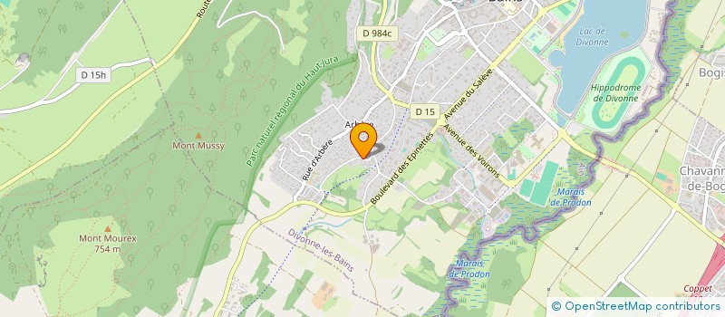 localisation de l'entreprise FLORILENE  DIVONNE-LES-BAINS