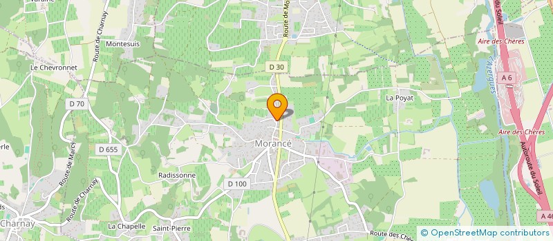 localisation de l'entreprise FLORILICE  MORANCE