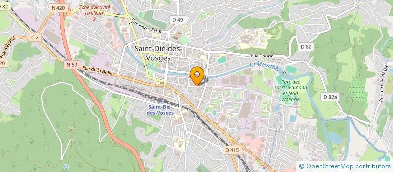 localisation de l'entreprise FLORIM  SAINT-DIE-DES-VOSGES