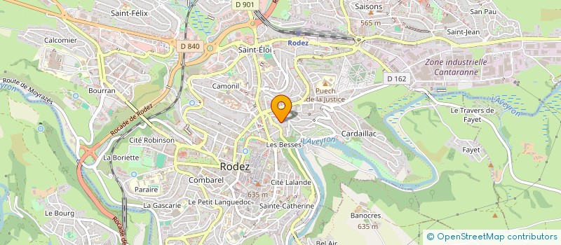 localisation de l'entreprise FLORIMA  RODEZ