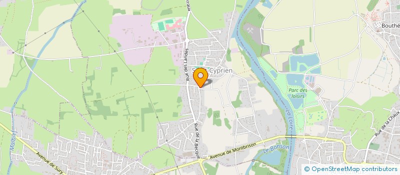 localisation de l'entreprise FLORIMA  SAINT-CYPRIEN