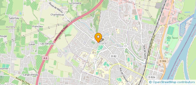 localisation de l'entreprise FLORIMM  MACON