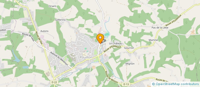 localisation de l'entreprise FLORIMONT à POUILLON