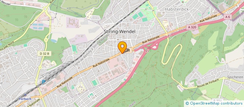 localisation de l'entreprise FLORIMPEX  STIRING-WENDEL