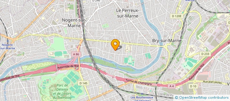 localisation de l'entreprise FLORIN BERNARD  LE PERREUX-SUR-MARNE