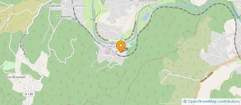 localisation de l'entreprise FLORIN INDUSTRIES  MOLIERES-SUR-CEZE