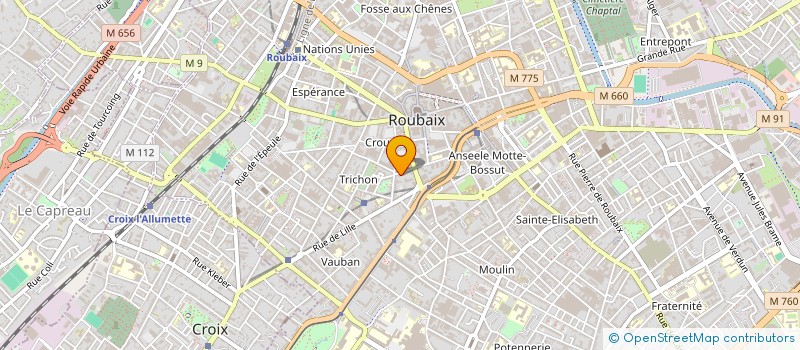 localisation de l'entreprise FLORIN INDUSTRIES SARL à ROUBAIX