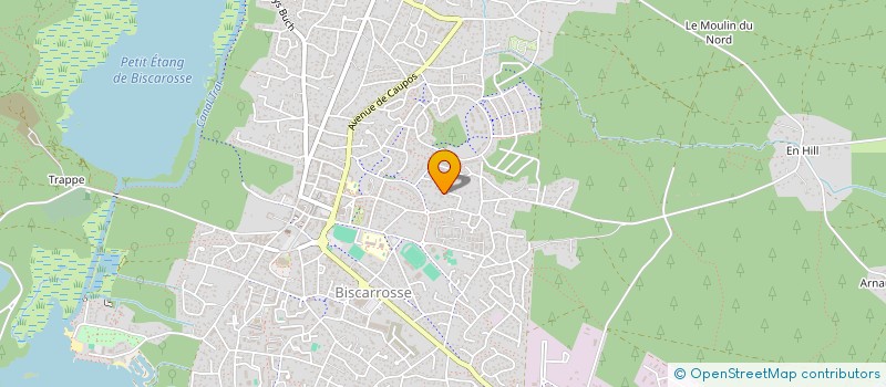 localisation de l'entreprise FLORINE  BISCARROSSE