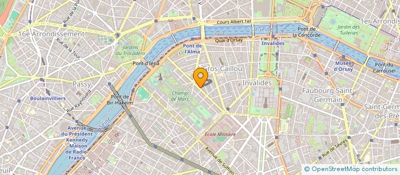 localisation de l'entreprise FLORINE BEAUTE à PARIS