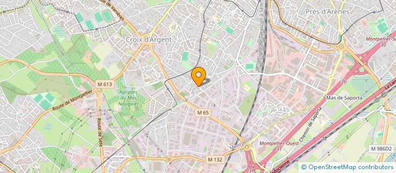 localisation de l'entreprise FLORINE PELLETERET  MONTPELLIER