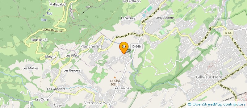 localisation de l'entreprise FLORINIUM INVEST  GILLY-SUR-ISERE