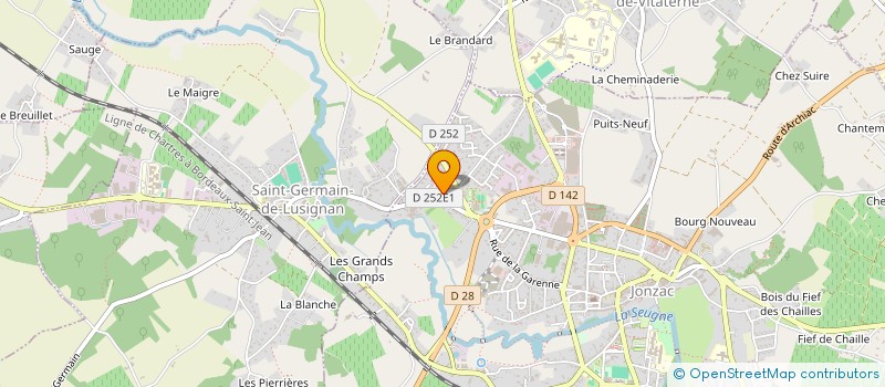 localisation de l'entreprise FLORINO  JONZAC