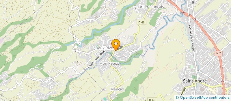 localisation de l'entreprise FLORINOE  SAINTE-SUZANNE