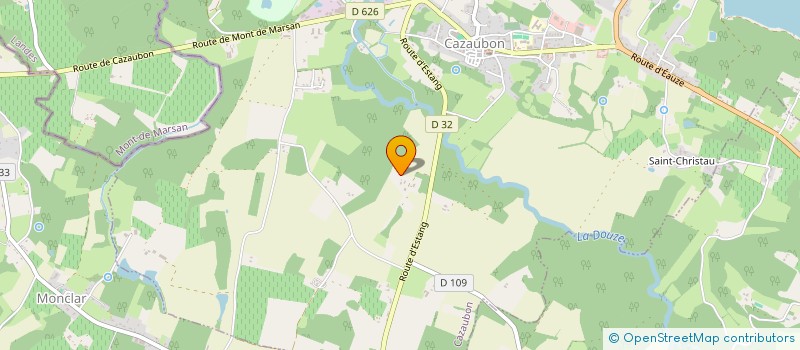 localisation de l'entreprise FLORIO  CAZAUBON