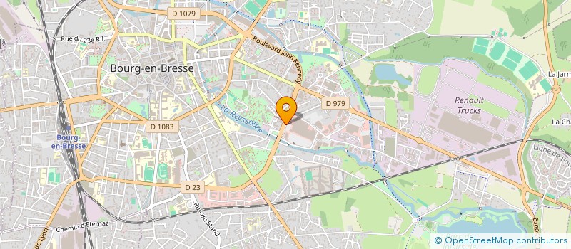 localisation de l'entreprise FLORIOT CONSTRUCTION  BOURG-EN-BRESSE
