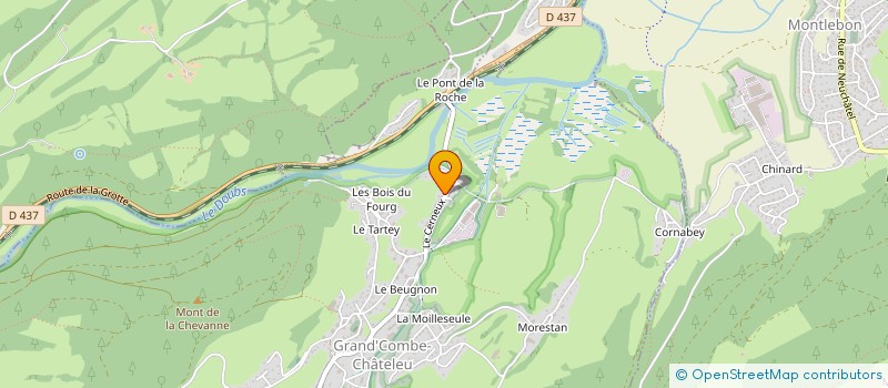 localisation de l'entreprise FLORIPA  GRAND'COMBE-CHATELEU