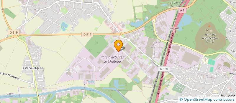 localisation de l'entreprise FLORIS à CARVIN