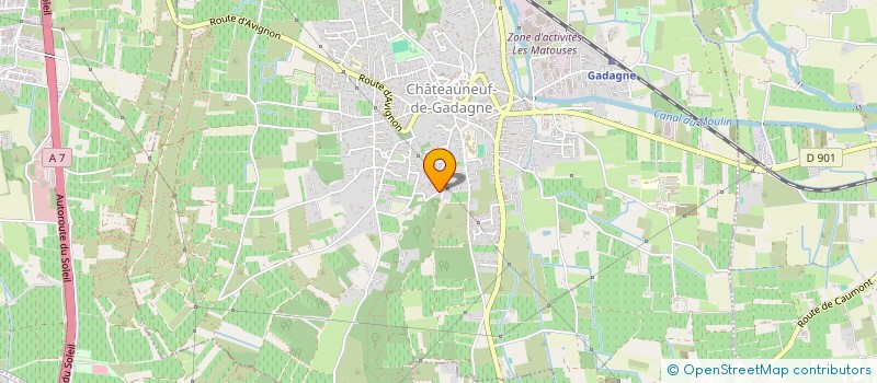 localisation de l'entreprise FLORIS à CHATEAUNEUF-DE-GADAGNE