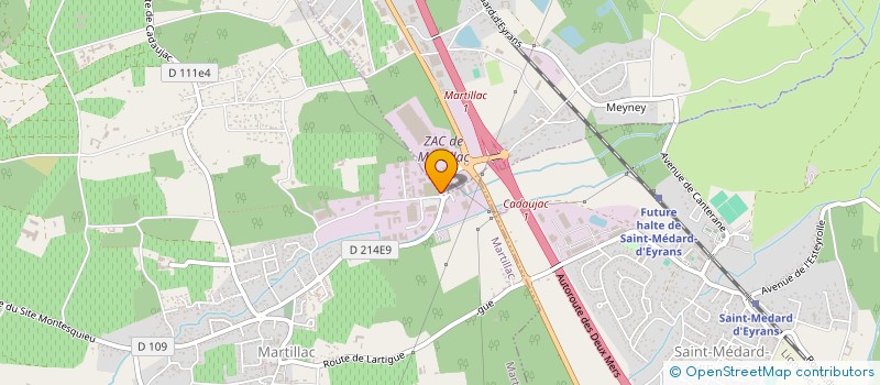 localisation de l'entreprise FLORIS BORDEAUX à CADAUJAC