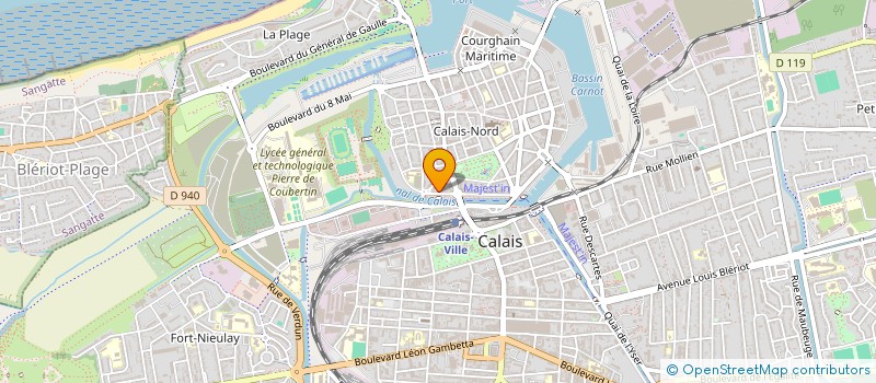 localisation de l'entreprise FLORIS DE RUMINGHEM  CALAIS