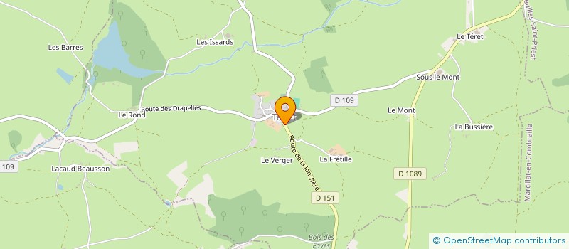 localisation de l'entreprise FLORISA à TERJAT