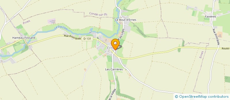 localisation de l'entreprise FLORISAAC  ERNES