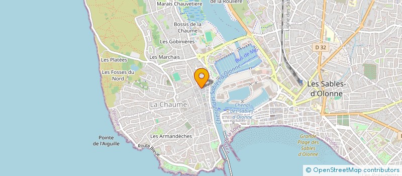 localisation de l'entreprise FLORISCO à LES SABLES D'OLONNE
