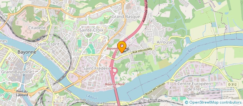 localisation de l'entreprise FLORISSART  BAYONNE