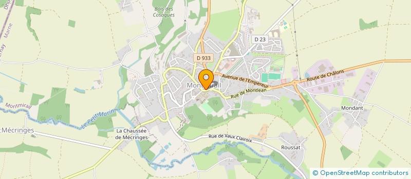 localisation de l'entreprise FLORISSIMA à MONTMIRAIL