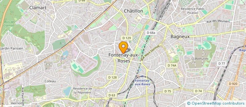 localisation de l'entreprise FLORISTINE à FONTENAY-AUX-ROSES