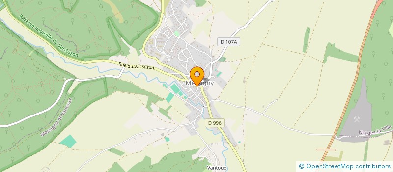 localisation de l'entreprise FLORISUD  MESSIGNY-ET-VANTOUX