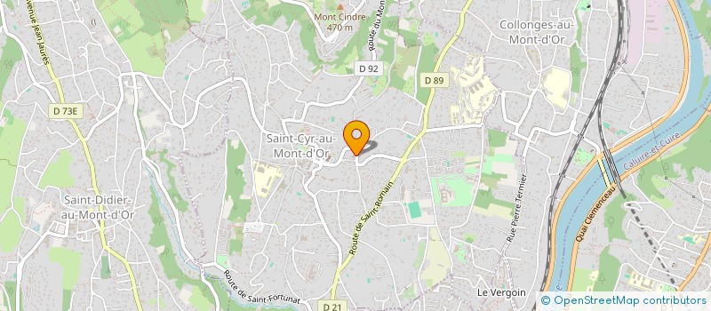 localisation de l'entreprise FLORITOM  SAINT-CYR-AU-MONT-D'OR