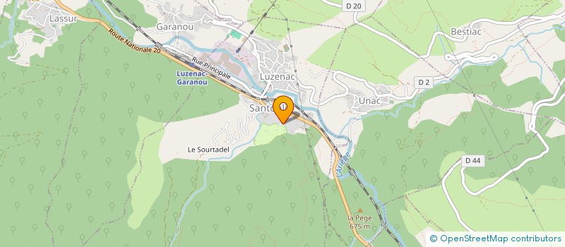 localisation de l'entreprise FLORIVAL à LUZENAC