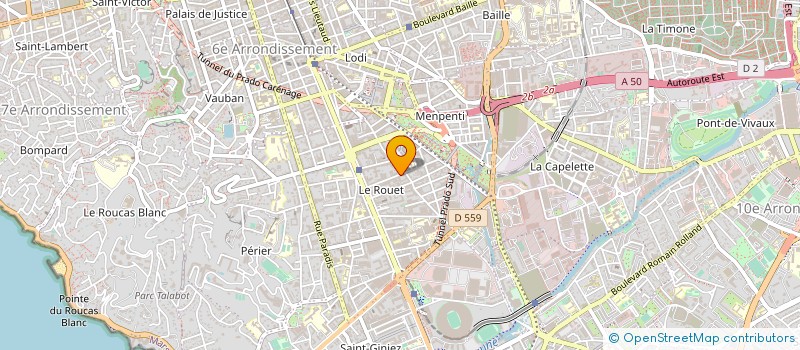 localisation de l'entreprise FLORIVIBES  MARSEILLE