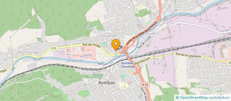 localisation de l'entreprise FLORNE à CLOUANGE