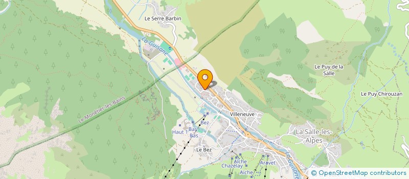 localisation de l'entreprise FLOROBO  LA SALLE-LES-ALPES