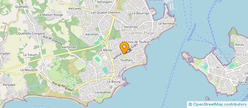 localisation de l'entreprise FLOROMI à LARMOR-PLAGE