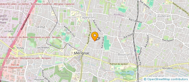 localisation de l'entreprise FLOROMINA  MERIGNAC