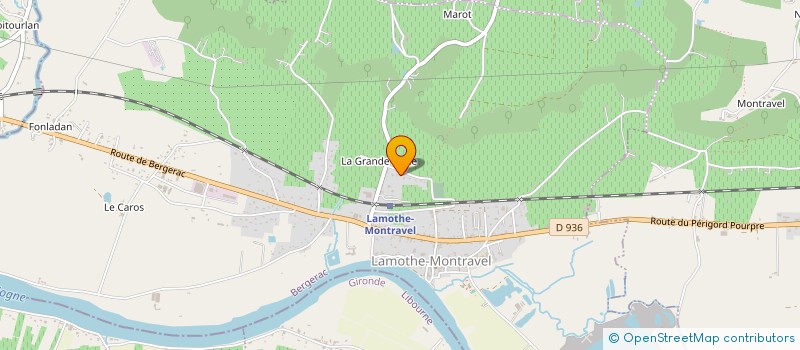 localisation de l'entreprise FLORUM  LAMOTHE-MONTRAVEL