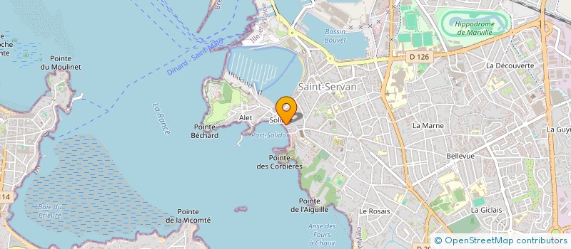 localisation de l'entreprise FLORUS  SAINT-MALO