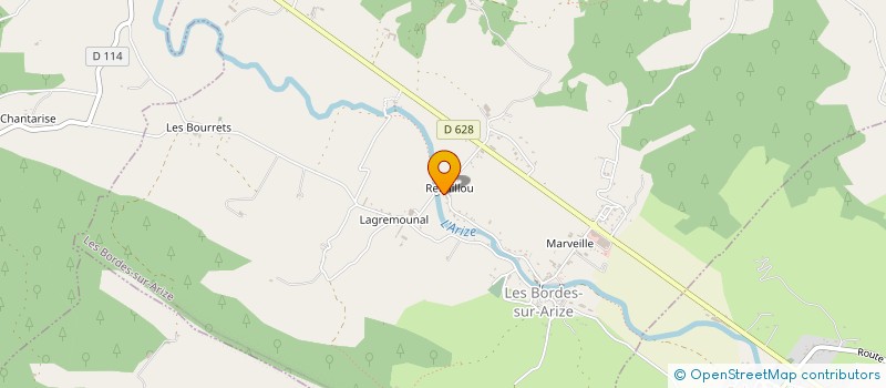 localisation de l'entreprise FLORY à LES BORDES-SUR-ARIZE