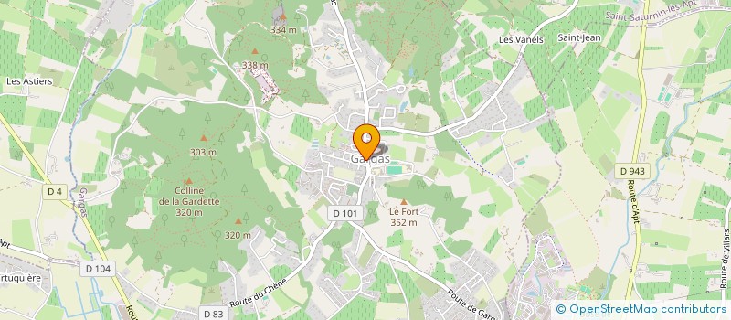 localisation de l'entreprise FLORY  GARGAS