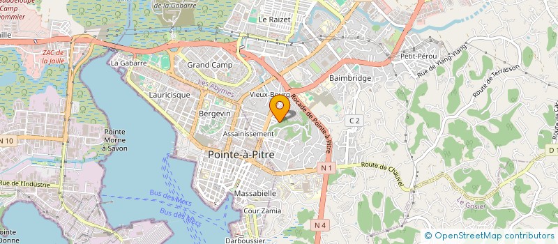 localisation de l'entreprise FLORY LA RENAISSANCE à LES ABYMES