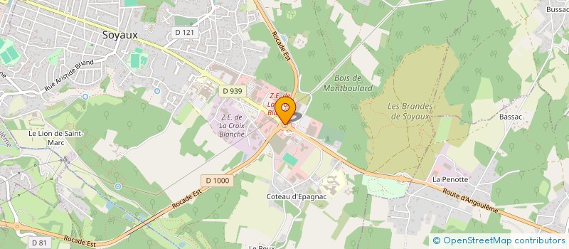 localisation de l'entreprise FLORY SANTE à SOYAUX