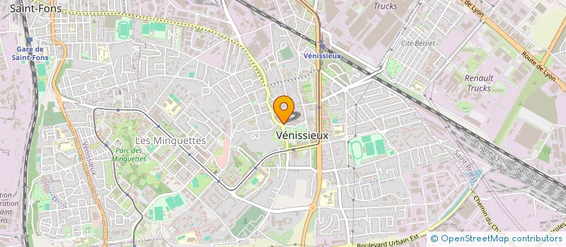 localisation de l'entreprise FLORYA ISTANBUL  VENISSIEUX