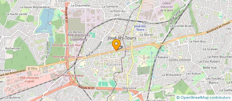 localisation de l'entreprise FLORYA MARKET  JOUE-LES-TOURS