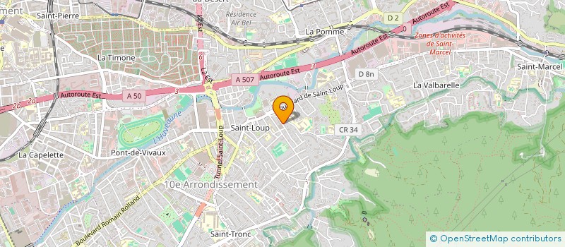 localisation de l'entreprise FLORYAN ARNOULT CARRELAGE  MARSEILLE