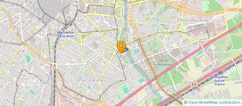 localisation de l'entreprise FLOSAEL à MONTPELLIER
