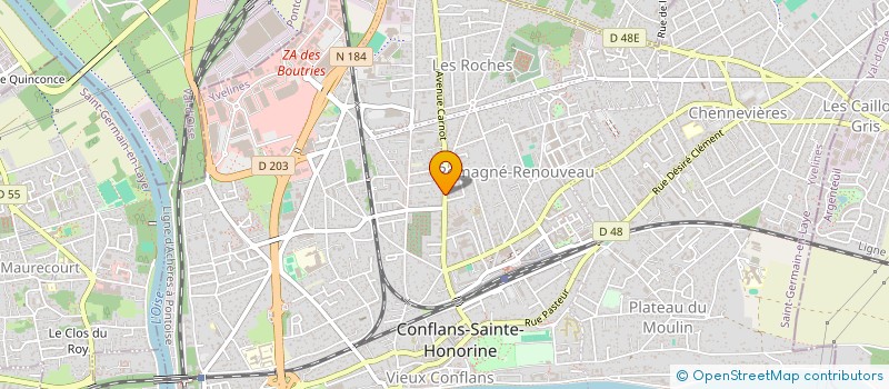 localisation de l'entreprise FLOSGA NOL  CONFLANS-SAINTE-HONORINE