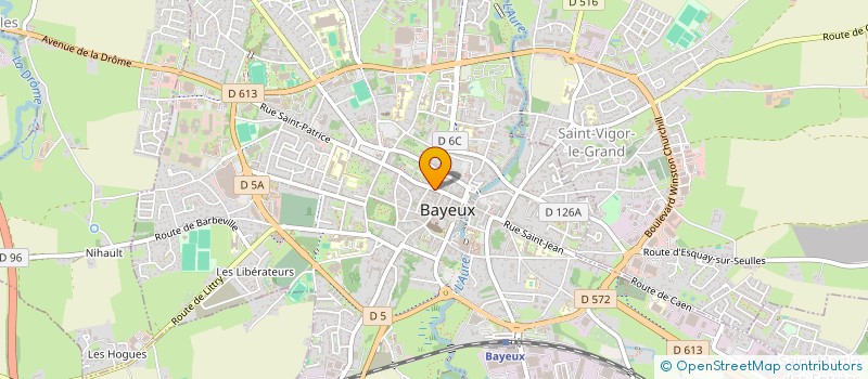 localisation de l'entreprise FLOSY à BAYEUX